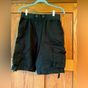 South Pole boys black cargo shorts